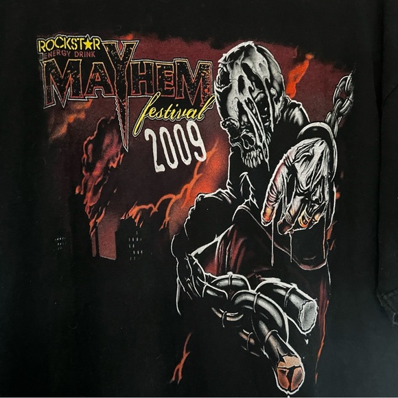 Vintage 2009 Rockstar Mayhem Concert Tee XL - Picture 3 of 5